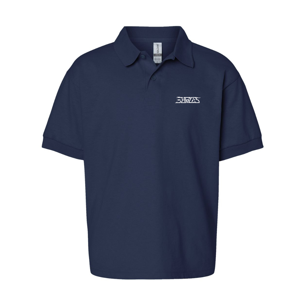Youth Eagles Gildan Dry Blend Jersey Polo