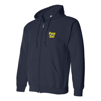 Men's Pine Sol Logo Zipper Hoodie