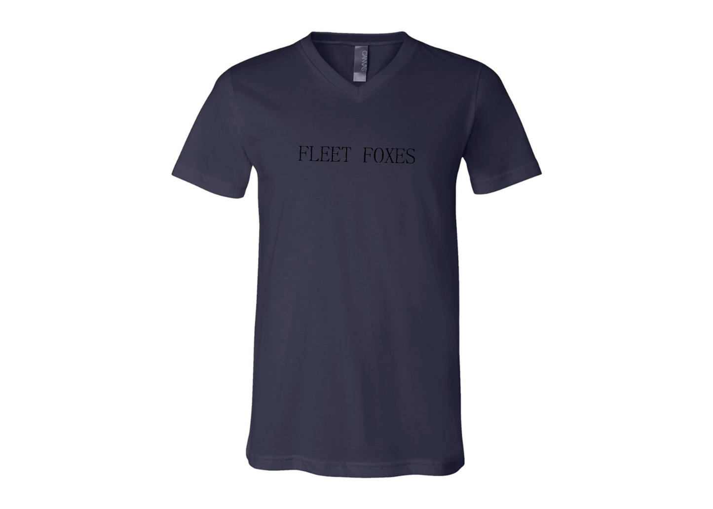 Fleet Foxes Logo BELLA  CANVAS - Jersey V-Neck T-Shirt