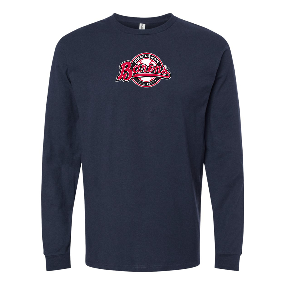 Men's Birmingham Barons Logo Long Sleeve T-Shirt