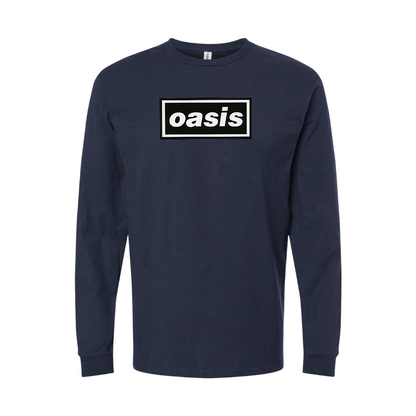 Youth Oasis Logo Cotton Long Sleeve T-Shirt