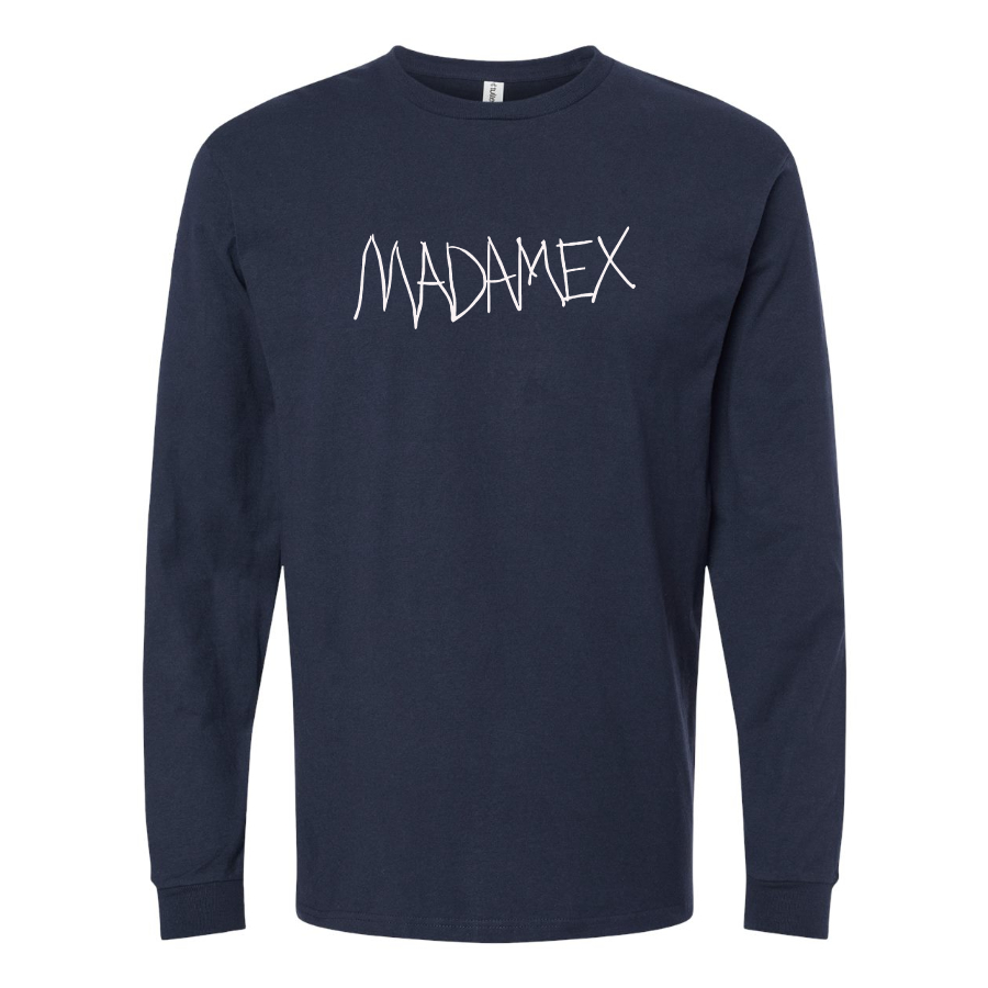 Men's Madonna  Logo Cotton Long Sleeve T-Shirt