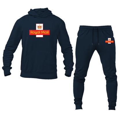 Men's Royal Mail   Logo Hoodie Joggers Set
