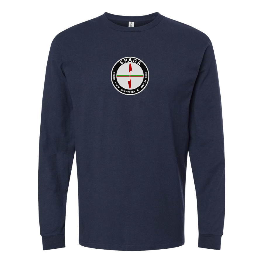 Youth Spada Vetture Sport Logo Cotton Long Sleeve T-Shirt