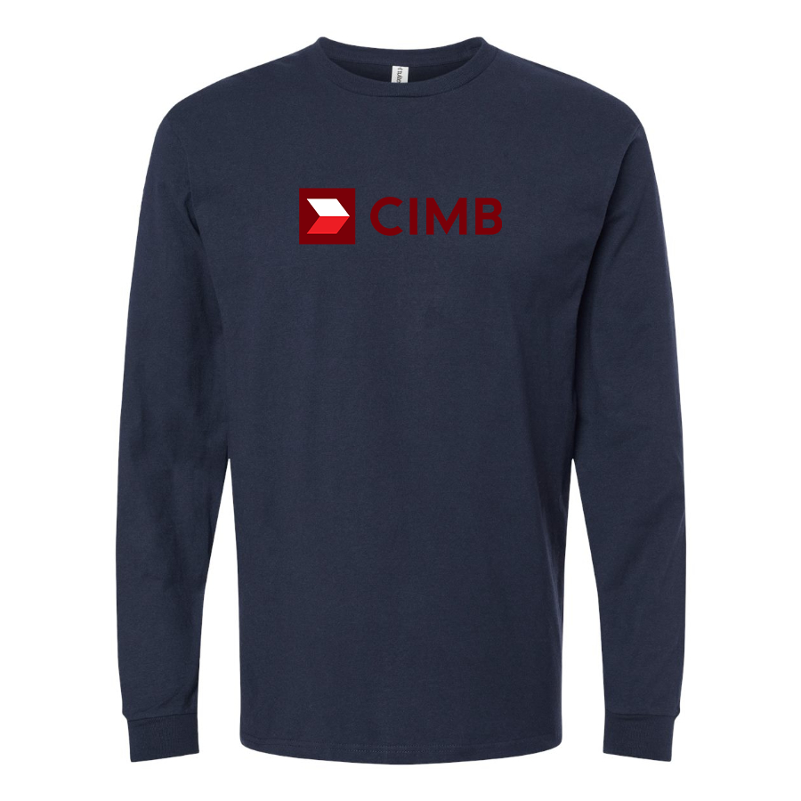 Men's CIMB  Logo Cotton Long Sleeve T-Shirt