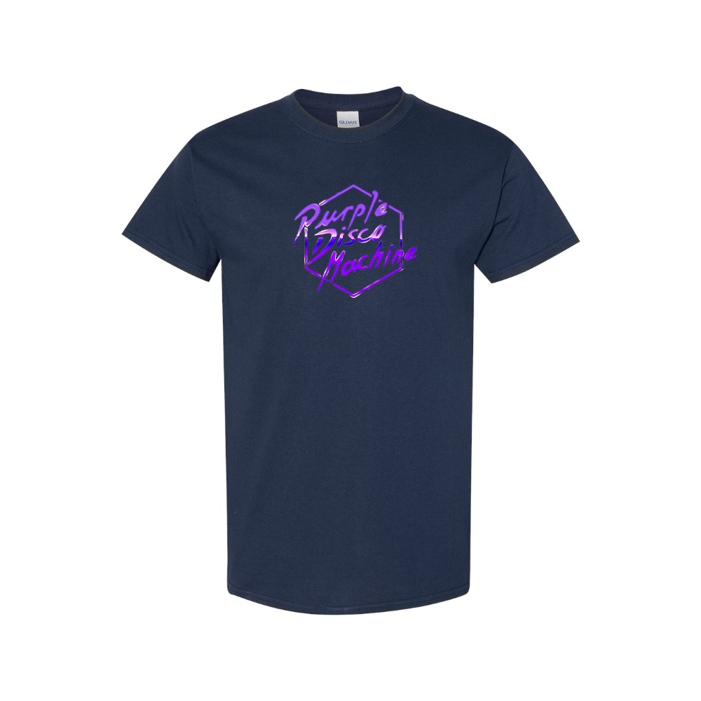 Men's Purple Disco Machine Cotton T-Shirt