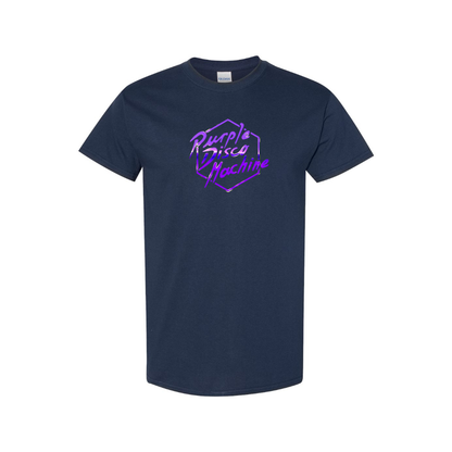 Men's Purple Disco Machine Cotton T-Shirt