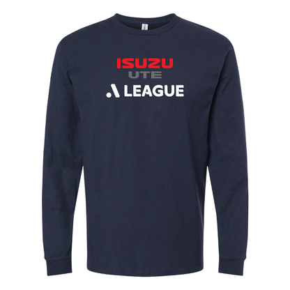 Men's  A League Logo Cotton Long Sleeve T-Shirt