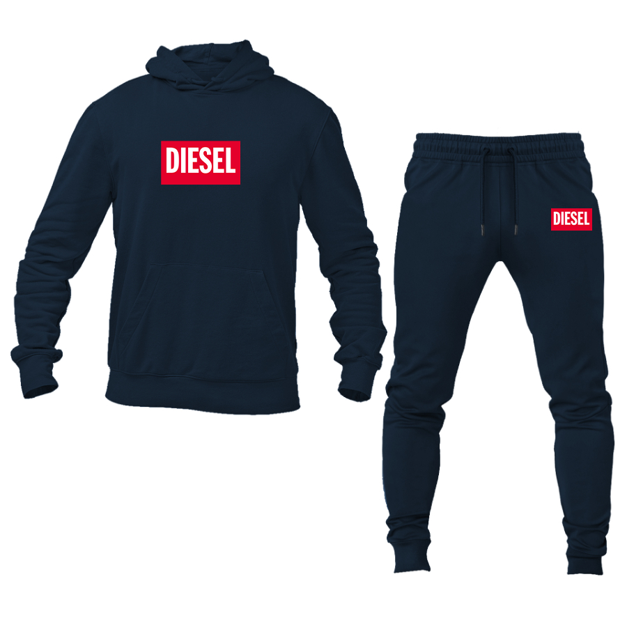 Men's Diesel Logo Hoodie Joggers Set