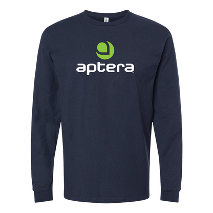 Men's  Aptera Motors Logo Cotton Long Sleeve T-Shirt