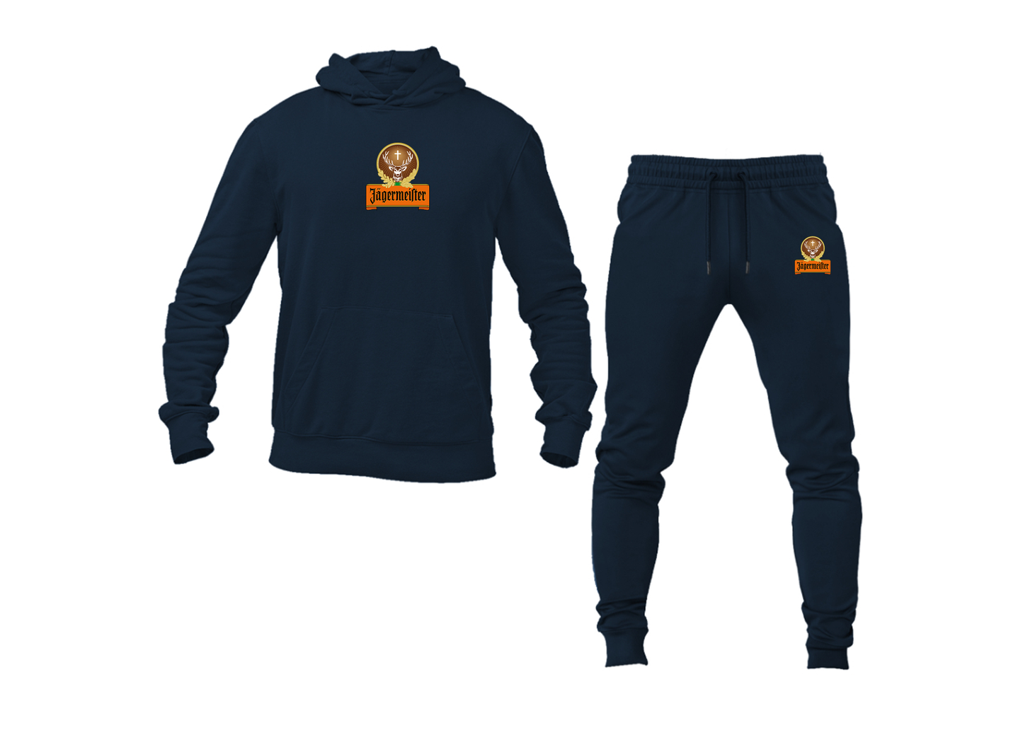 Men's Jagermeister Logo Hoodie Joggers Set