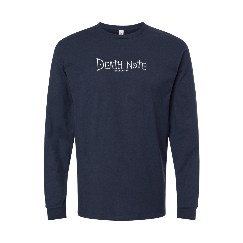 Youth Death Note Logo Cotton Long Sleeve T-Shirt