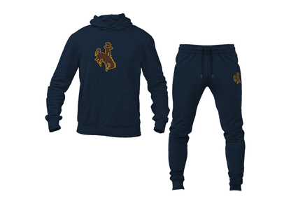 Men's Wyoming Cowboys Hoodie Joggers Set