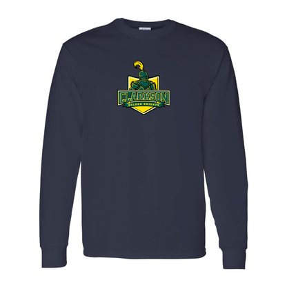 Men's Clarkson Golden Knights Gildan Heavy Cotton Long Sleeve T-Shirt