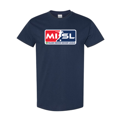 Men's Major Indoor Soccer League Logo Cotton T-Shirt