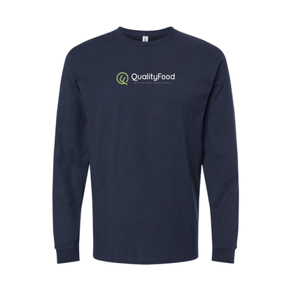 Youth Quality Food Logo Cotton Long Sleeve T-Shirt