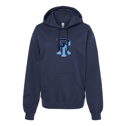 Men's Rhode Island Rams Logo Softstyle Midweight Hooded Sweatshirt
