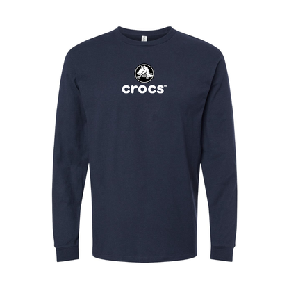 Youth Crocs Logo Cotton Long Sleeve T-Shirt
