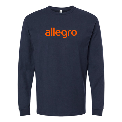 Men's Allegro Logo Cotton Long Sleeve T-Shirt