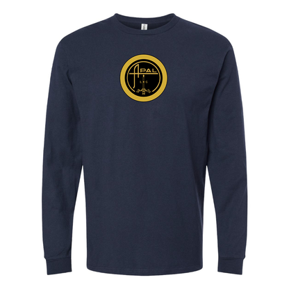Men's  Apal Logo  Cotton Long Sleeve T-Shirt