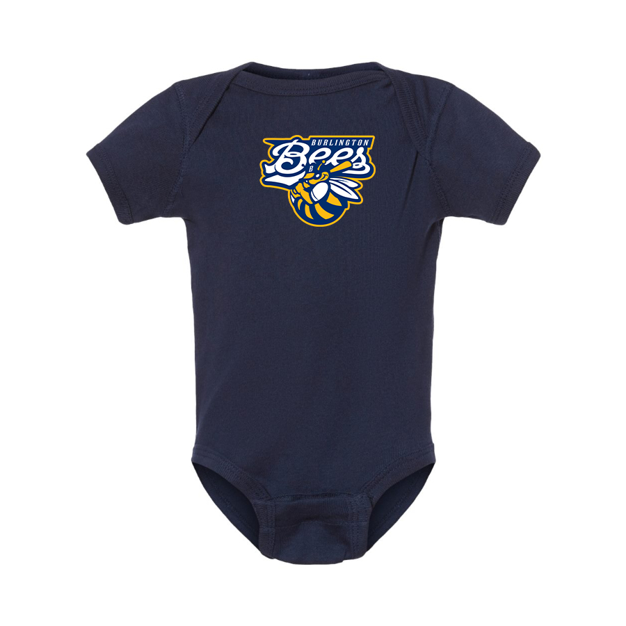 Burlington Bees  Logo Baby Onesie Romper