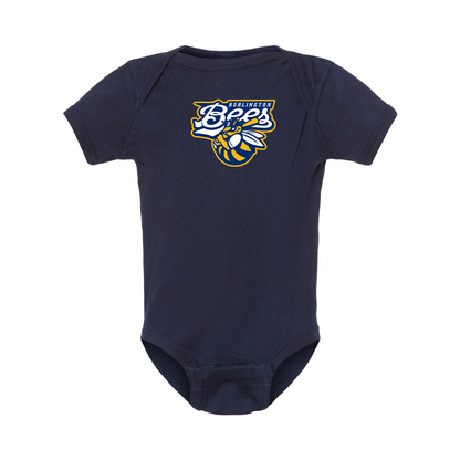 Burlington Bees  Logo Baby Onesie Romper