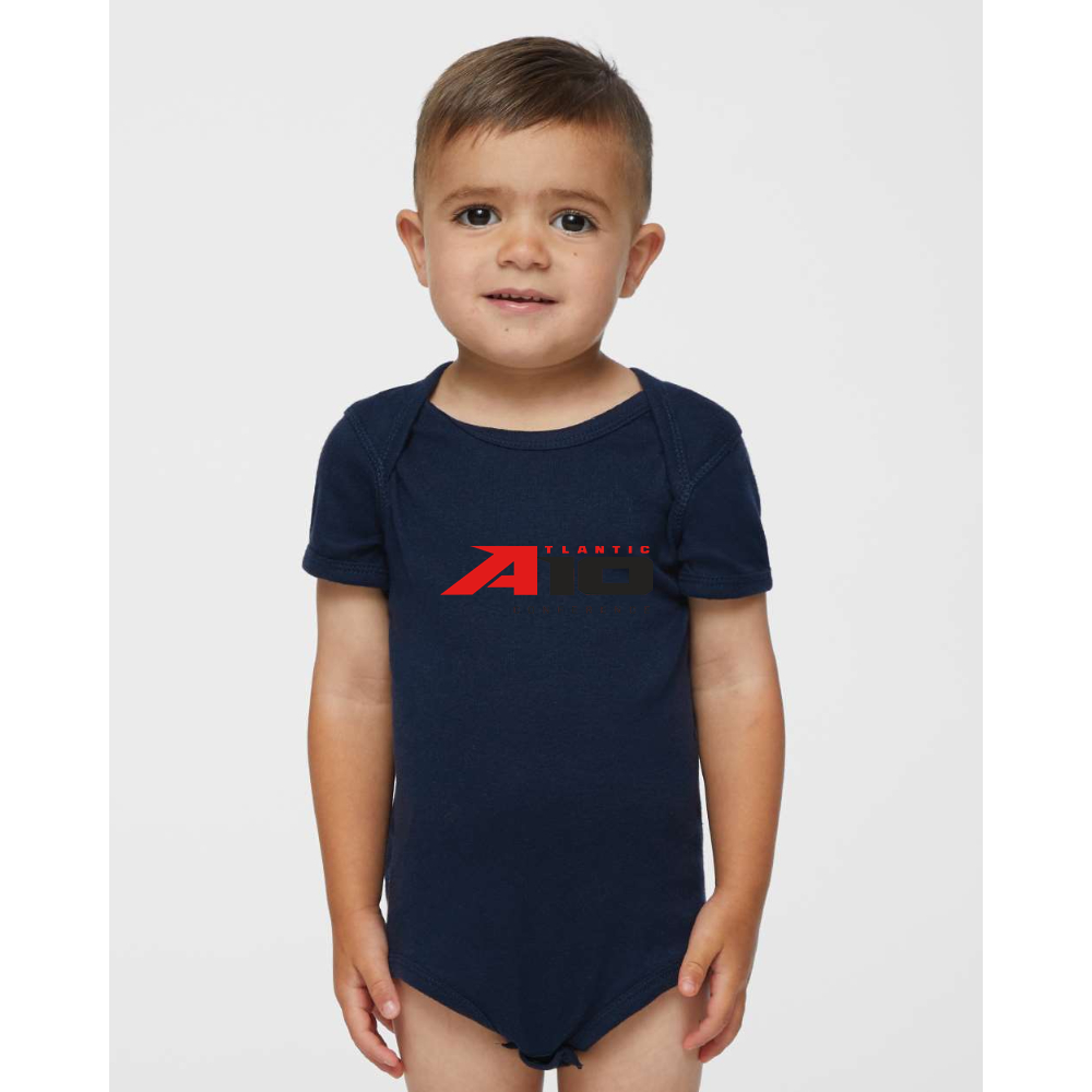 Atlantic 10 Conference   Rabbit Skins Infant Baby Rib Bodysuit