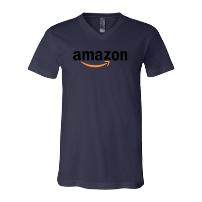 Amazon Logo BELLA  CANVAS - Jersey V-Neck T-Shirt