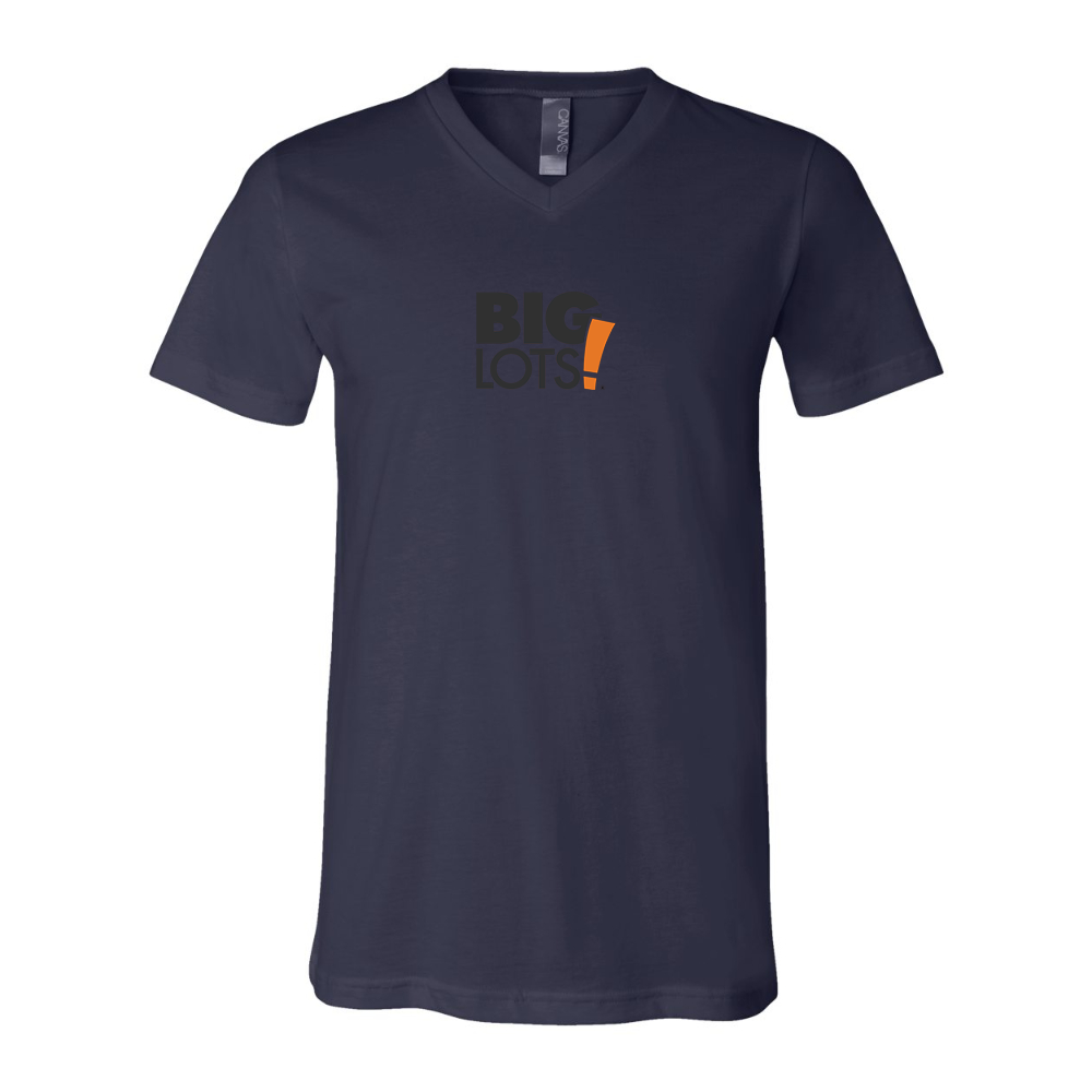 Big Lots Logo BELLA  CANVAS - Jersey V-Neck T-Shirt