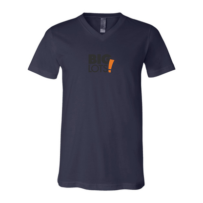 Big Lots Logo BELLA  CANVAS - Jersey V-Neck T-Shirt