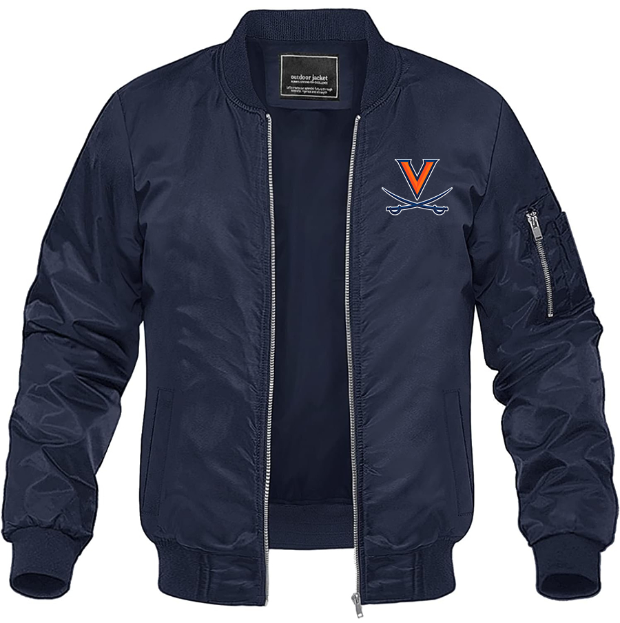 Men's Virginia Cavaliers Lightweight Bomber Jacket - Navy