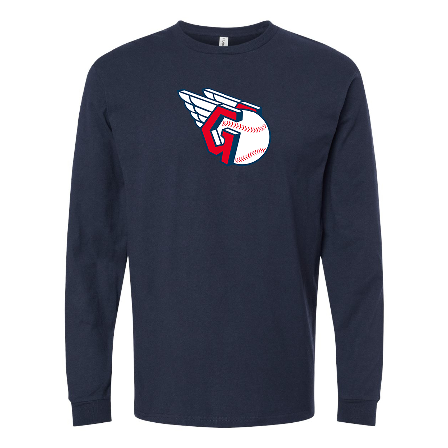 Youth Cleveland Guardians  Logo Long sleeves