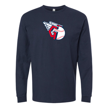 Youth Cleveland Guardians  Logo Long sleeves