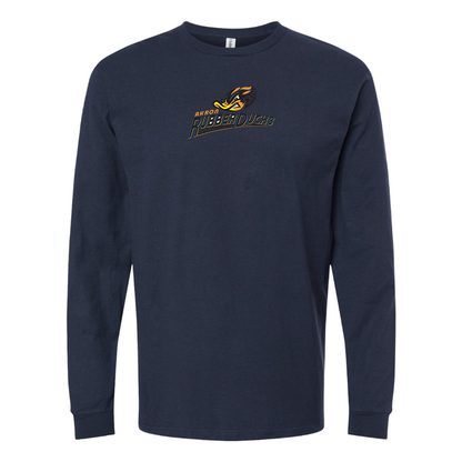 Youth Akron RubberDucks Logo Cotton Long Sleeve T-Shirt
