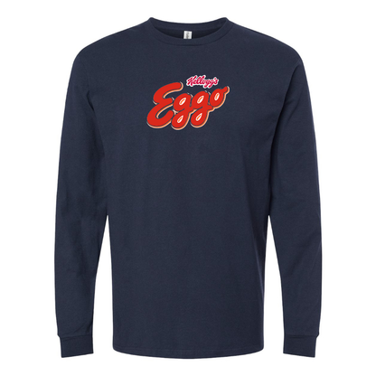Men's Eggo Logo Cotton Long Sleeve T-Shirt