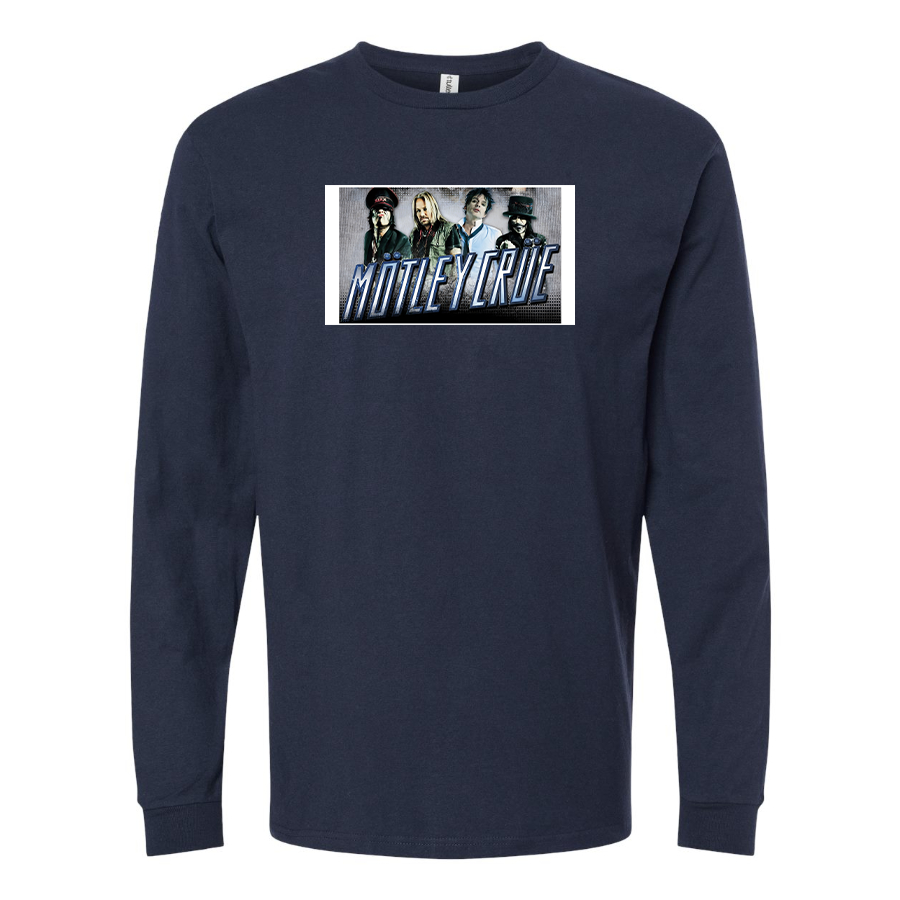 Men's  Motley Crue Logo Cotton Long Sleeve T-Shirt