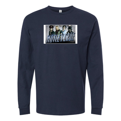 Men's  Motley Crue Logo Cotton Long Sleeve T-Shirt