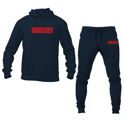 Men's Soundgarden Logo Hoodie Joggers Set