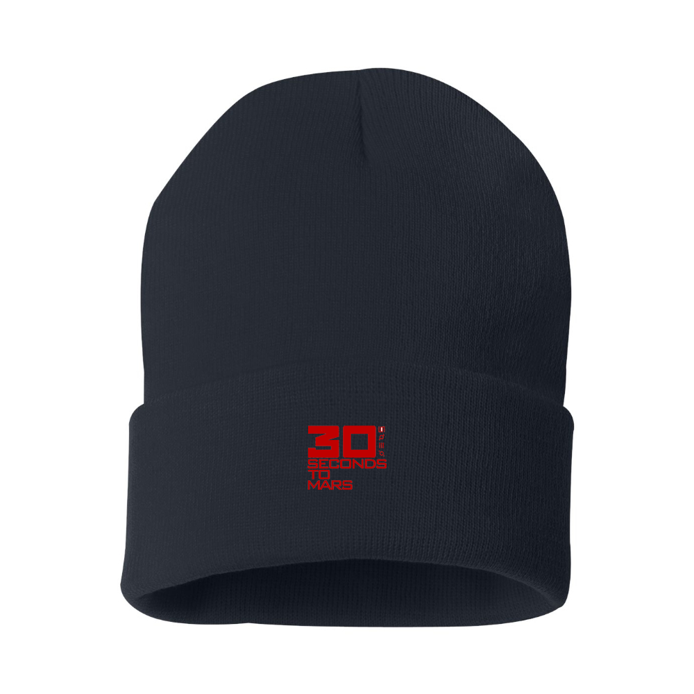 30 Seconds To Mars Logo Beanie Hat