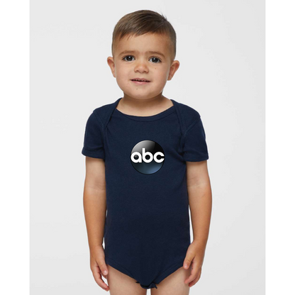 Abc Logo  Rabbit Skins Infant Baby Rib Bodysuit