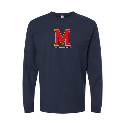Men's Maryland Terrapins Logo Long Sleeve T-Shirt