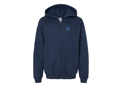 Gildan Heavy Blend Youth Villanova Wildcats Full Zip Hooded Sweatshirt