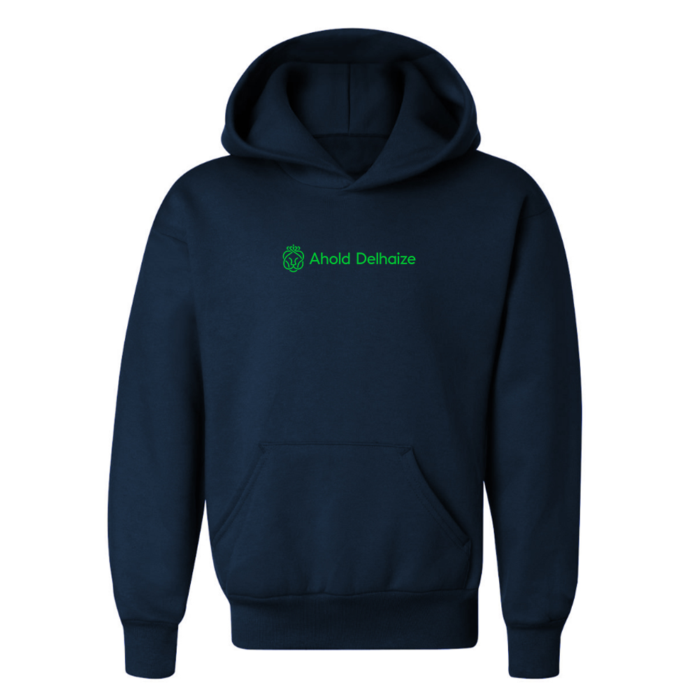 Youth  Ahold Delhaize Vertical Logo  Pullover Hoodie