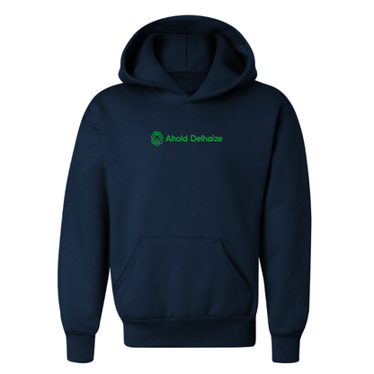 Youth  Ahold Delhaize Vertical Logo  Pullover Hoodie