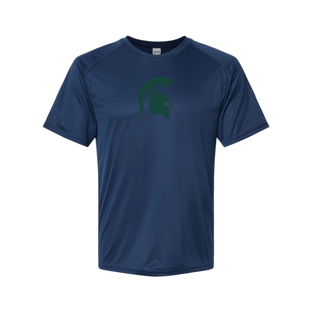 Men's Michigan State Spartans Logo Polyester T-Shirt