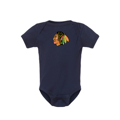 Blackhawks Logo Baby Romper Onesie