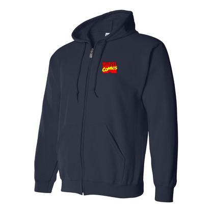 Men's Marvel Comics Logo Zipper Hoodie
