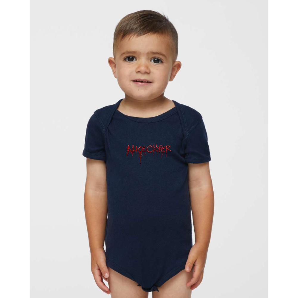 Alice Cooper Logo  Rabbit Skins Infant Baby Rib Bodysuit