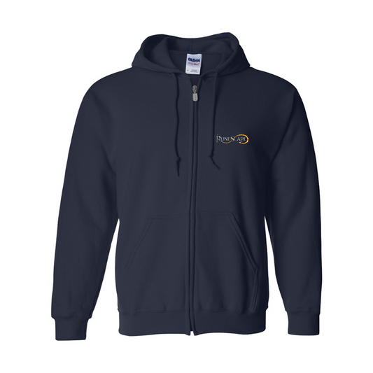 Men's Runescape Logo Gildan  Heavy Blend Full Zip Hooded Sweatshirt