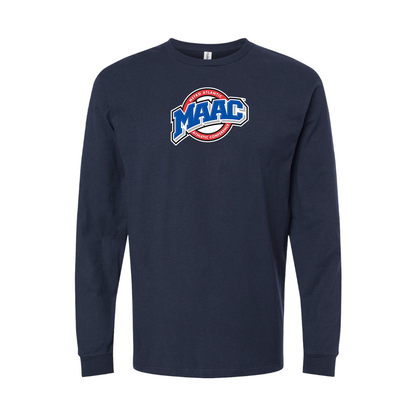 Men's Metro Atlantic Athletic Conference Logo Long Sleeve T-Shirt